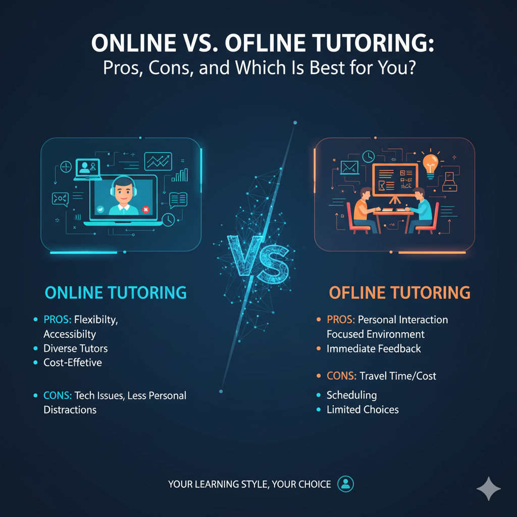 Online vs. Offline Tutoring: Pros, Cons, and Which Is Best for You?