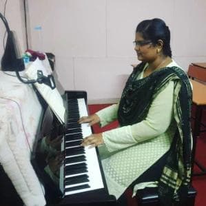 Angel Nivetha Rajam C Music and Mathematics Teacher