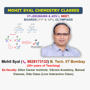Mohit Syal IIT-JEE, NEET Organic Inorganic Physical Chemistry
